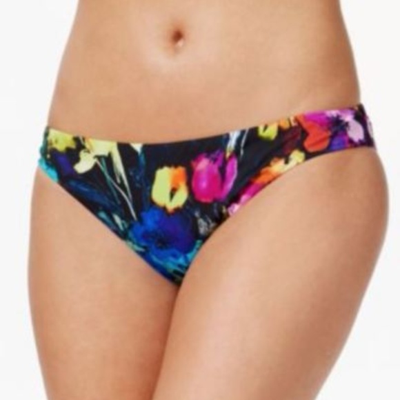 Bar III Other - BarIII Painted Posies Floral-Print Cheeky Floral Medium